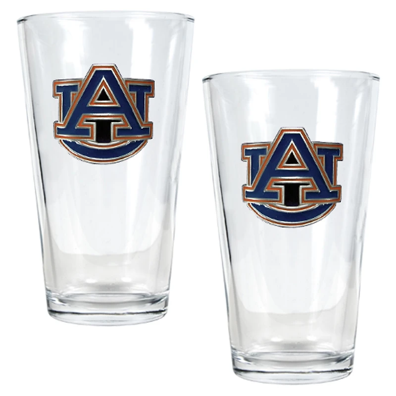 Auburn Tigers 16oz. Pint Glass Set