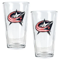 Columbus Blue Jackets 16oz. Pint Glass Set