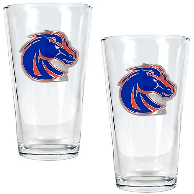 Boise State Broncos 16oz. Pint Glass Set