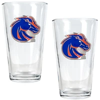 Boise State Broncos 16oz. Pint Glass Set