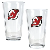 New Jersey Devils 16oz. Pint Glass Set