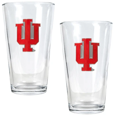 Indiana Hoosiers 16oz. Pint Glass Set