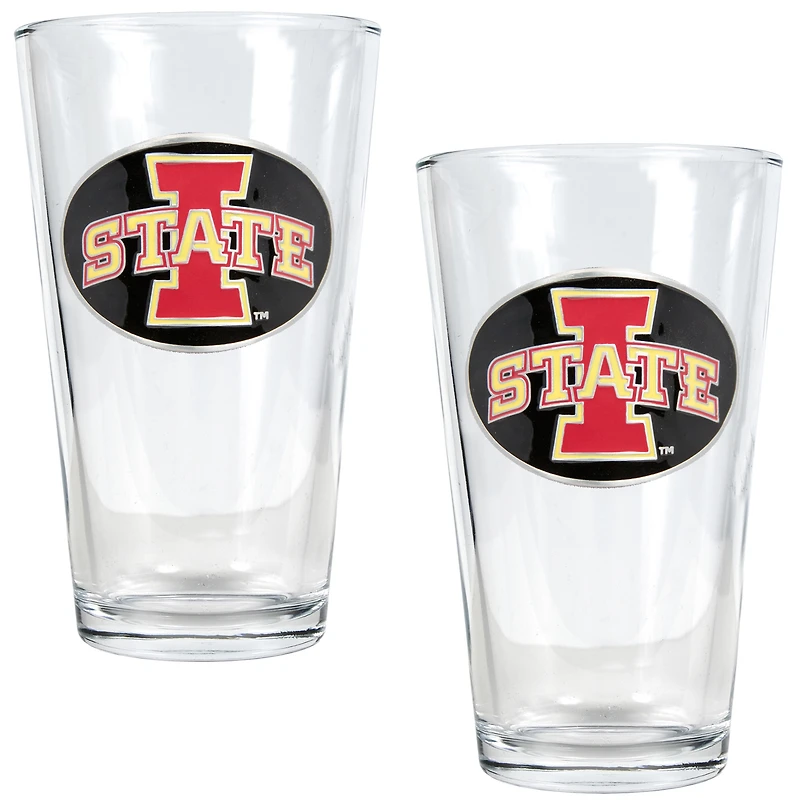 Iowa State Cyclones 16oz. Pint Glass Set