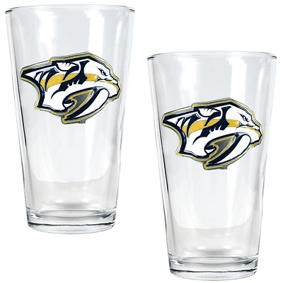 Nashville Predators 16oz. Pint Glass Set