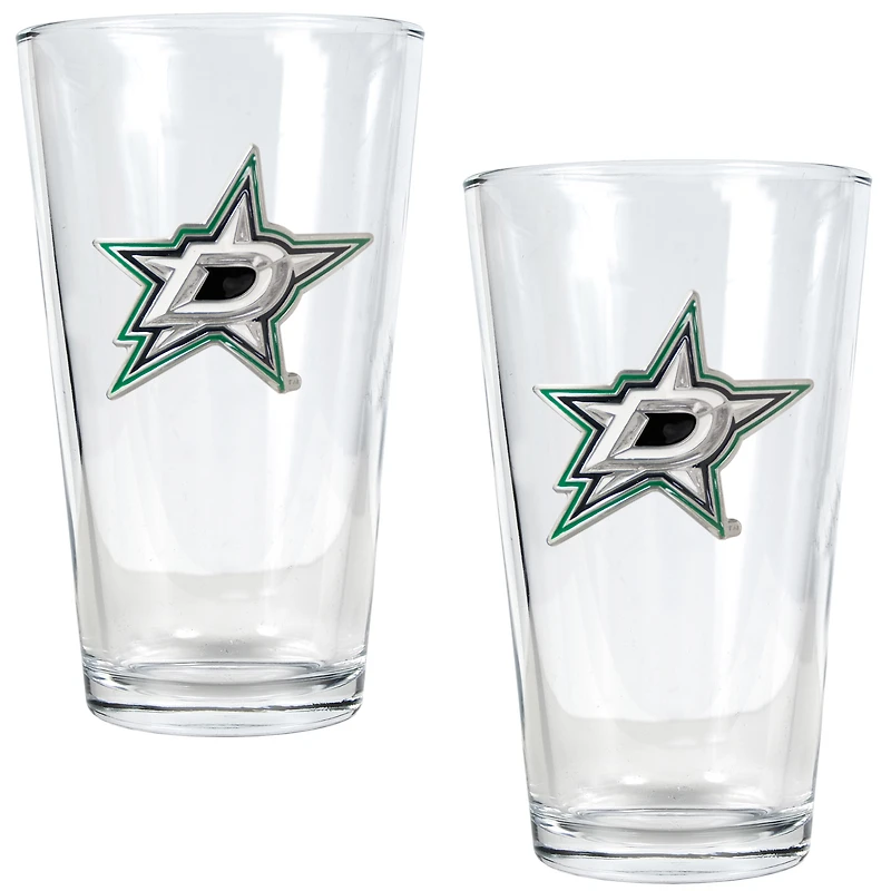 Dallas Stars 16oz. Pint Glass Set