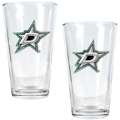 Dallas Stars 16oz. Pint Glass Set