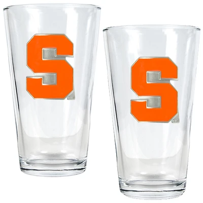 Syracuse Orange 16oz. Pint Glass Set