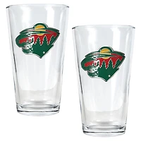 Minnesota Wild 16oz. Pint Glass Set