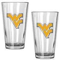 West Virginia Mountaineers 16oz. Pint Glass Set