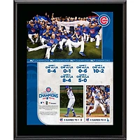 Chicago Cubs 2016 MLB National League Champions 10.5" x 13" Sublimated Plaque