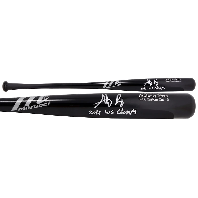 Anthony Rizzo Chicago Cubs 2016 MLB World Series Champions Autographed Marucci Game Model Bat with "2016 WS Champs" Inscription
