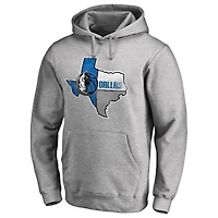 Men's Ash Dallas Mavericks Hometown Collection Lonestar Pullover Hoodie