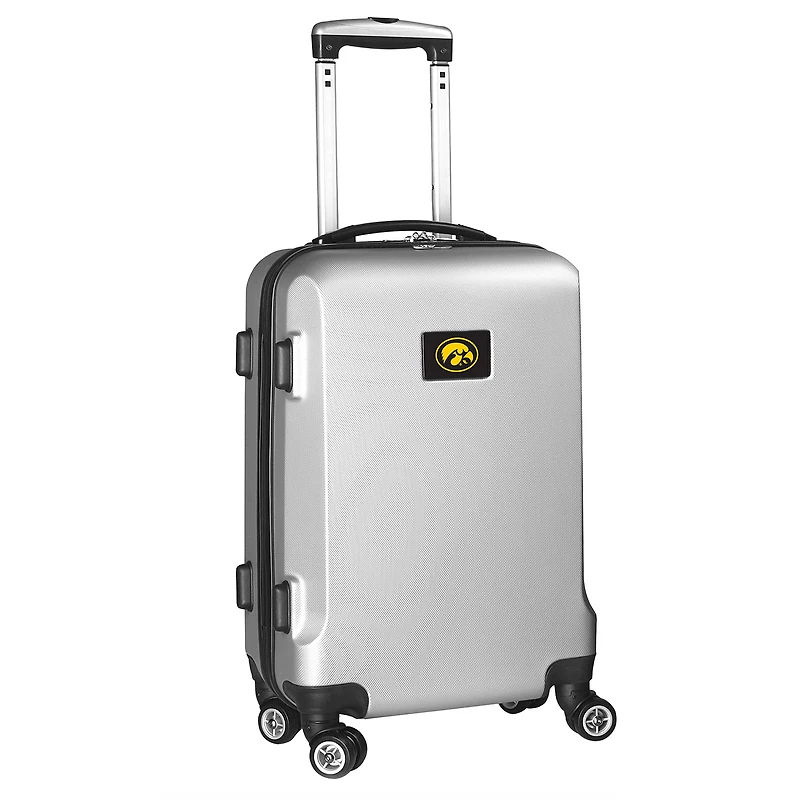 MOJO Silver Iowa Hawkeyes 21" 8-Wheel Hardcase Spinner Carry-On Luggage