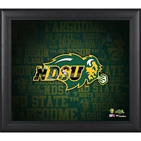 North Dakota State Bison Framed 15" x17" Team Heritage Collage