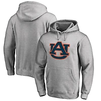Men's Ash Auburn Tigers Primary Team Logo Pullover Hoodie
