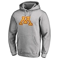 Men's Ash Minnesota Golden Gophers Primary Team Logo Pullover Hoodie
