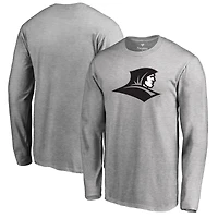 Men's Ash Providence Friars Primary Logo Long Sleeve T-Shirt