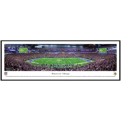 Minnesota Vikings 40.25" x 13.75" Standard Frame Panoramic Photo