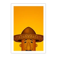 Milwaukee Brewers Racing Sausage Chorizo 14" x 20" Minimalist Art Giclee