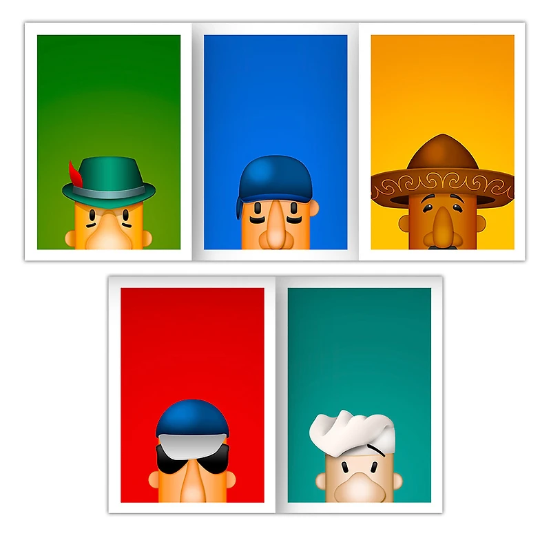 Milwaukee Brewers 5" x 7" Minimalist Postcard Set