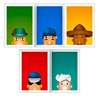 Milwaukee Brewers 5" x 7" Minimalist Postcard Set