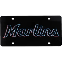 WinCraft Miami Marlins Crystal Mirror License Plate