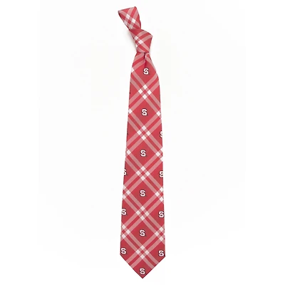 Men's Red NC State Wolfpack Rhodes Tie