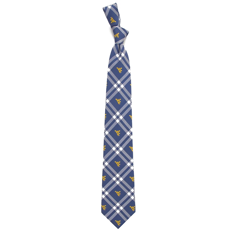 Men's Navy West Virginia Mountaineers Rhodes Tie