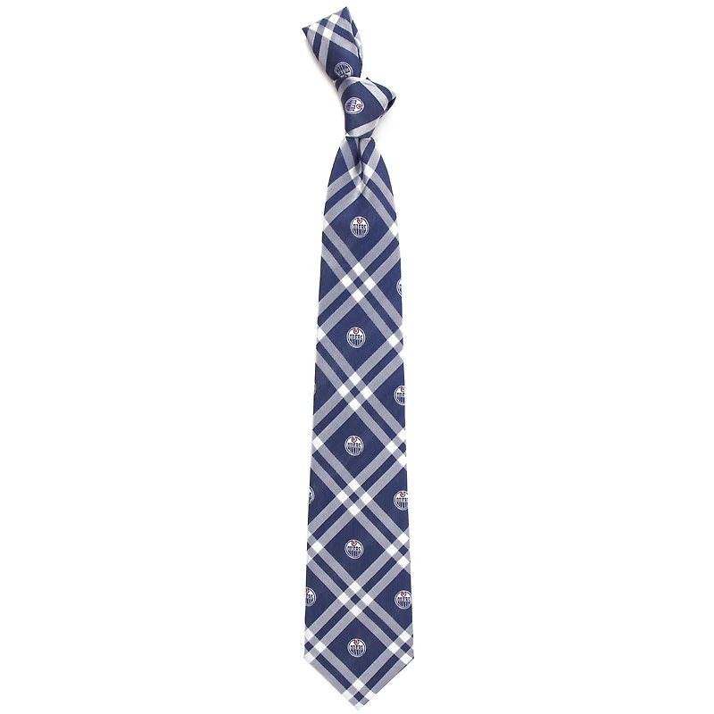 Men's Blue Edmonton Oilers Rhodes Tie