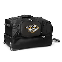 MOJO Nashville Predators Black 27'' 2-Wheel Drop Bottom Rolling Duffel Bag