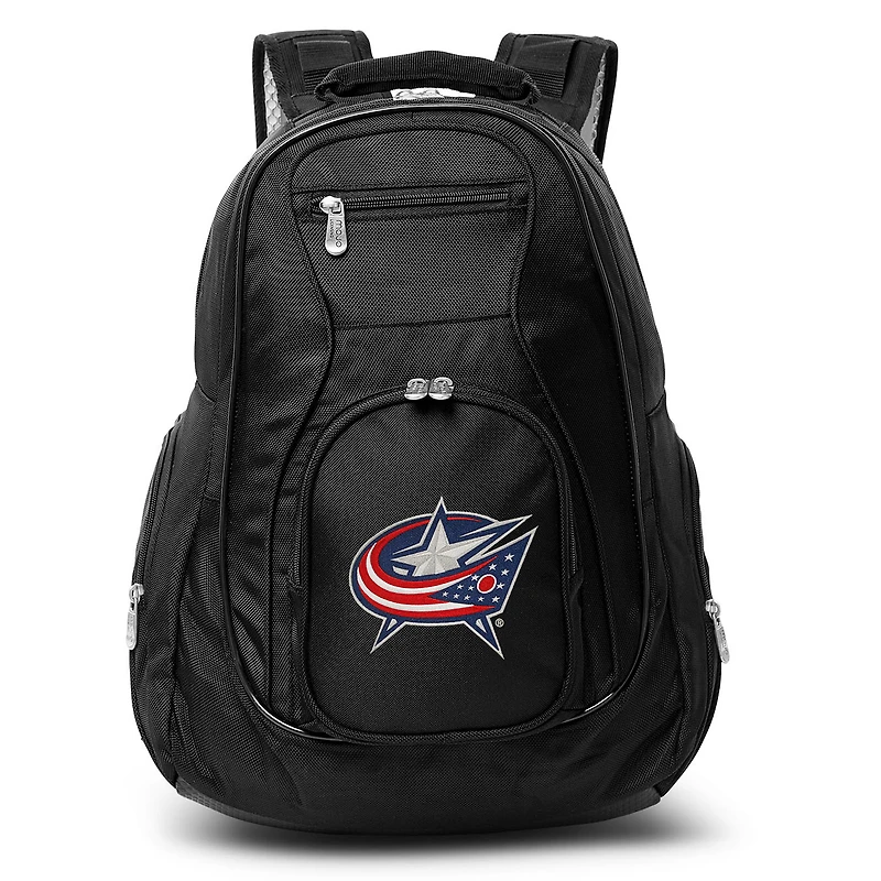 MOJO Black Columbus Blue Jackets 19'' Laptop Travel Backpack