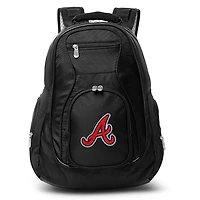 MOJO Black Atlanta Braves 19'' Laptop Travel Backpack