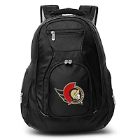 MOJO Black Ottawa Senators 19'' Laptop Travel Backpack