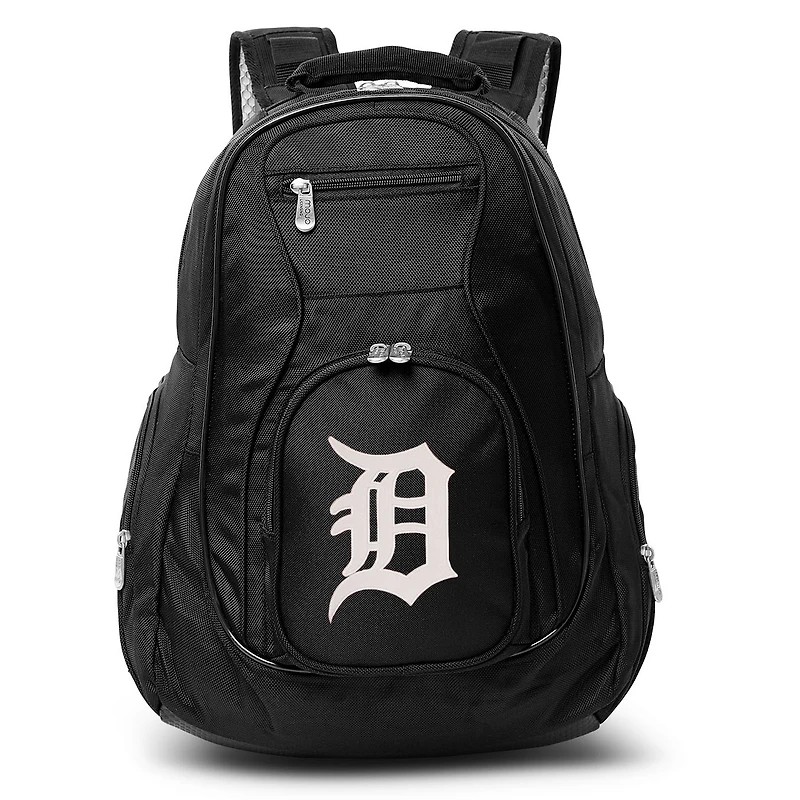 MOJO Black Detroit Tigers 19'' Laptop Travel Backpack