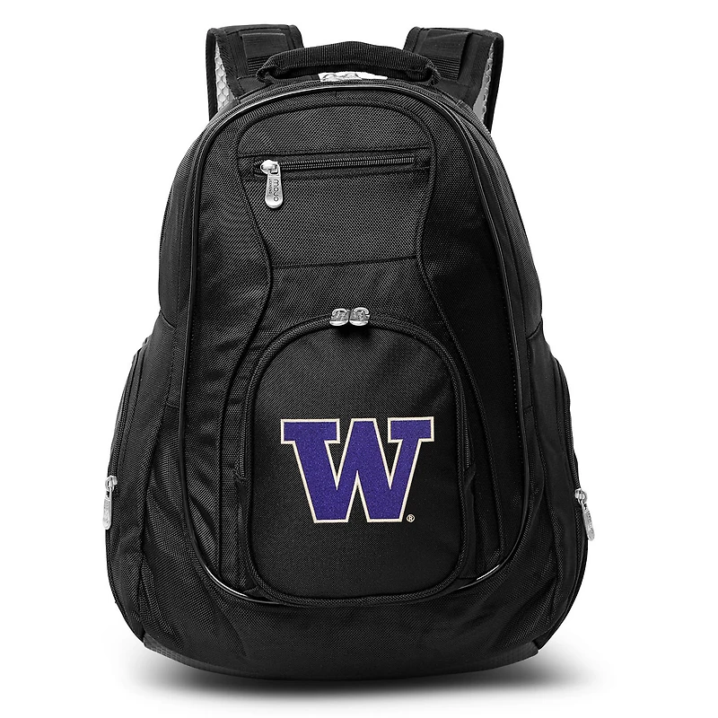 MOJO Black Washington Huskies 19'' Laptop Travel Backpack