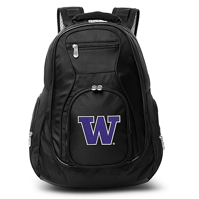 MOJO Black Washington Huskies 19'' Laptop Travel Backpack