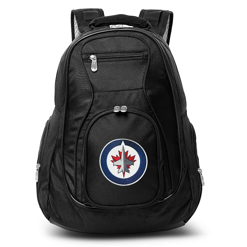 MOJO Black Winnipeg Jets 19'' Laptop Travel Backpack
