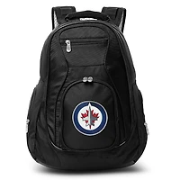 MOJO Black Winnipeg Jets 19'' Laptop Travel Backpack