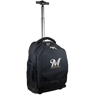 Milwaukee Brewers 19'' Premium Wheeled Backpack