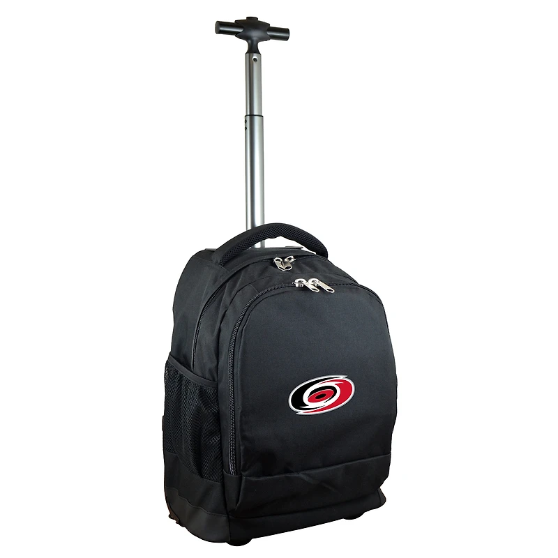 Black Carolina Hurricanes 19'' Premium Wheeled Backpack