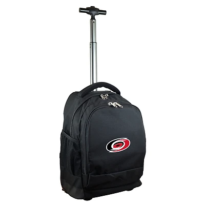 Black Carolina Hurricanes 19'' Premium Wheeled Backpack