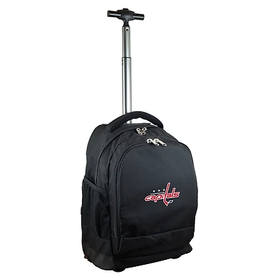 Black Washington Capitals 19'' Premium Wheeled Backpack
