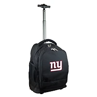 Black New York Giants 19'' Premium Wheeled Backpack