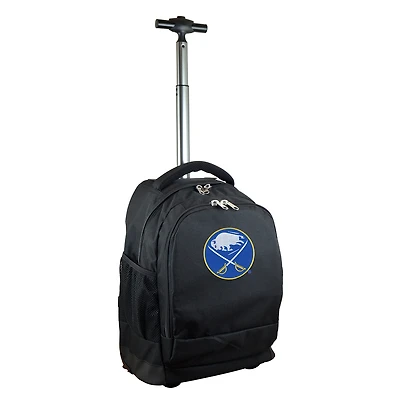 Black Buffalo Sabres 19'' Premium Wheeled Backpack