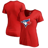 Women's Red Toronto Blue Jays Logo T-Shirt