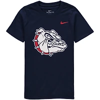 Youth Nike Navy Gonzaga Bulldogs Logo T-Shirt