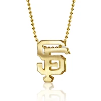 Women's Alex Woo San Francisco Giants 16" Little Logo 14k Yellow Gold Necklace