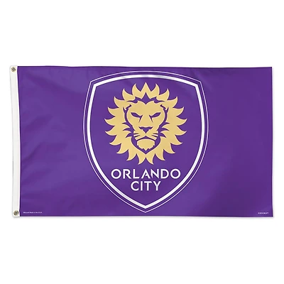 WinCraft Orlando City SC 3' x 5' Deluxe Single-Sided Flag