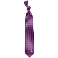 Men's New York Islanders Diamante Print Silk Tie
