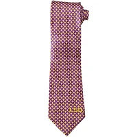 Men's LSU Tigers Diamante Print Silk Tie